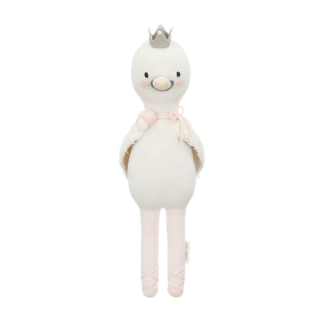 Harlow the Swan Hand-Knit Doll