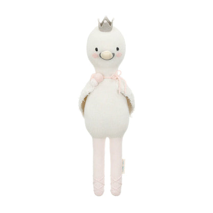 Harlow the Swan Hand-Knit Doll
