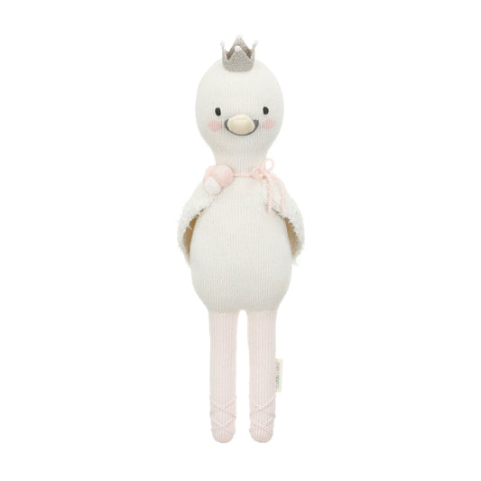 Harlow the Swan Hand-Knit Doll