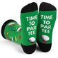 Time to Par Tee Men's Crew Socks