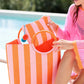 Orange & Pink Mirage Zip Pouch