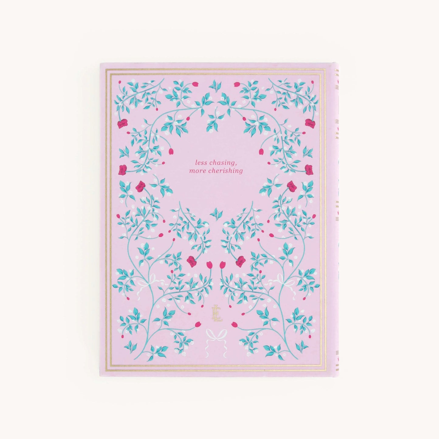Simplified Blush Pink Linen Journal