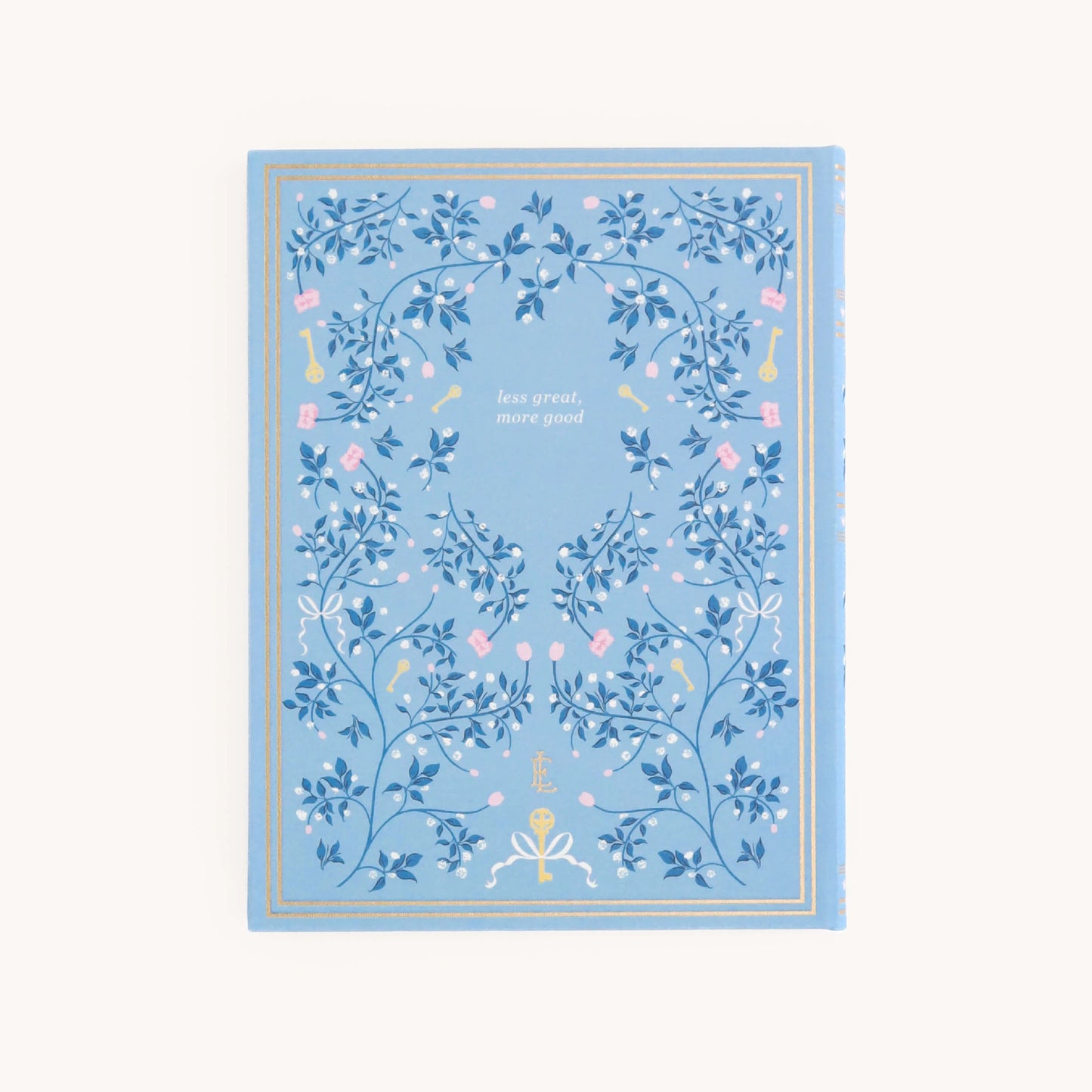 Simplified Carolina Blue Linen Journal