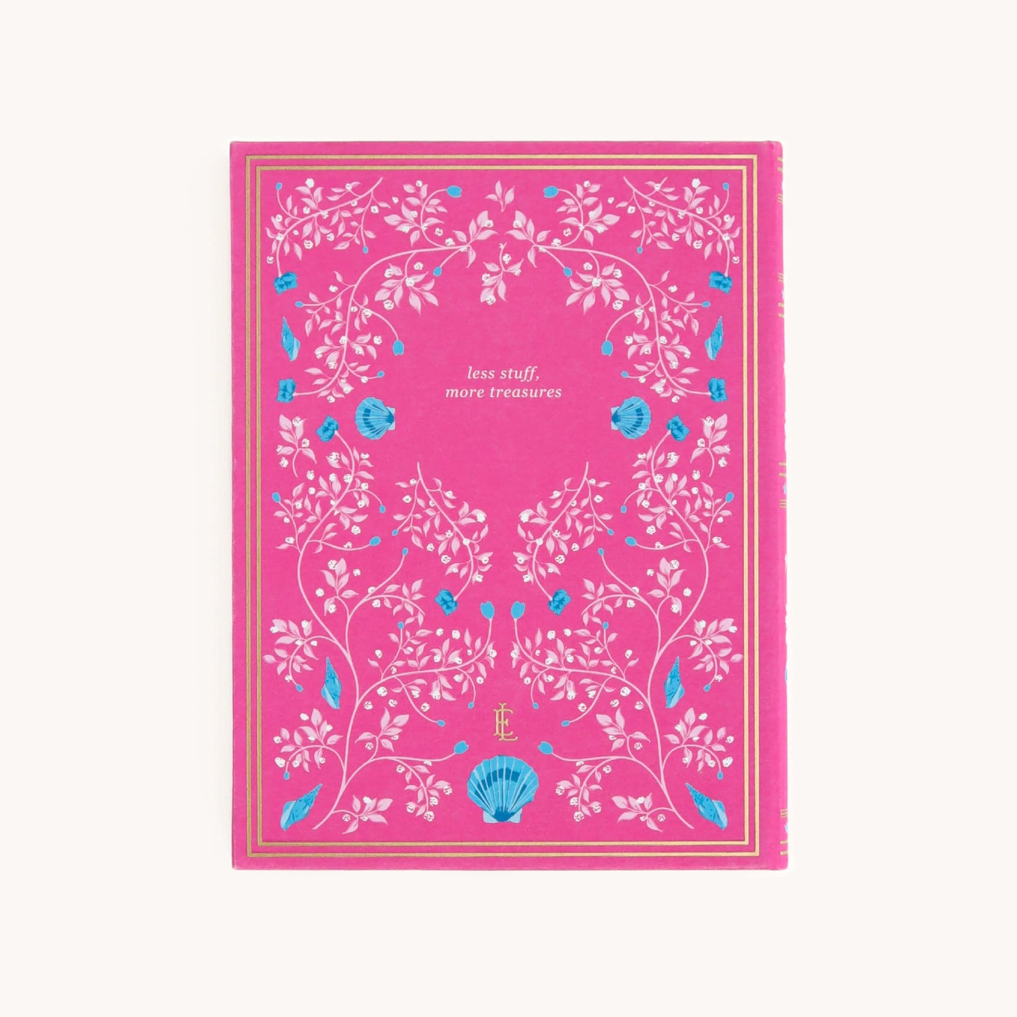 Simplified Raspberry Pink Linen Journal