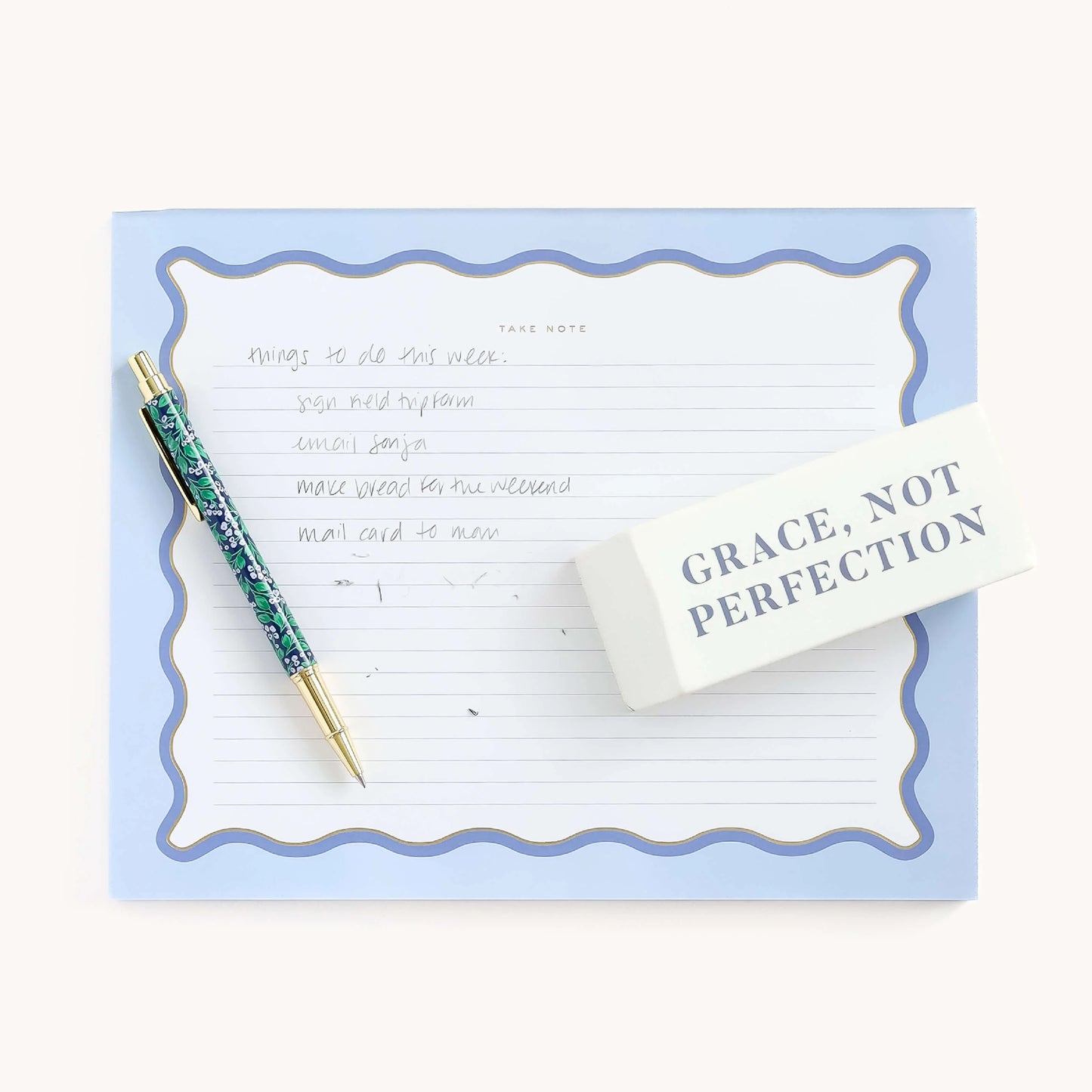 "Grace, Not Perfection" Jumbo Eraser