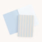 Serene Stripe Mini Notebook