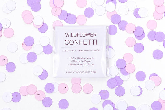 Mini Wildflower Seed Confetti Refill: Frost/Pink/Lilac