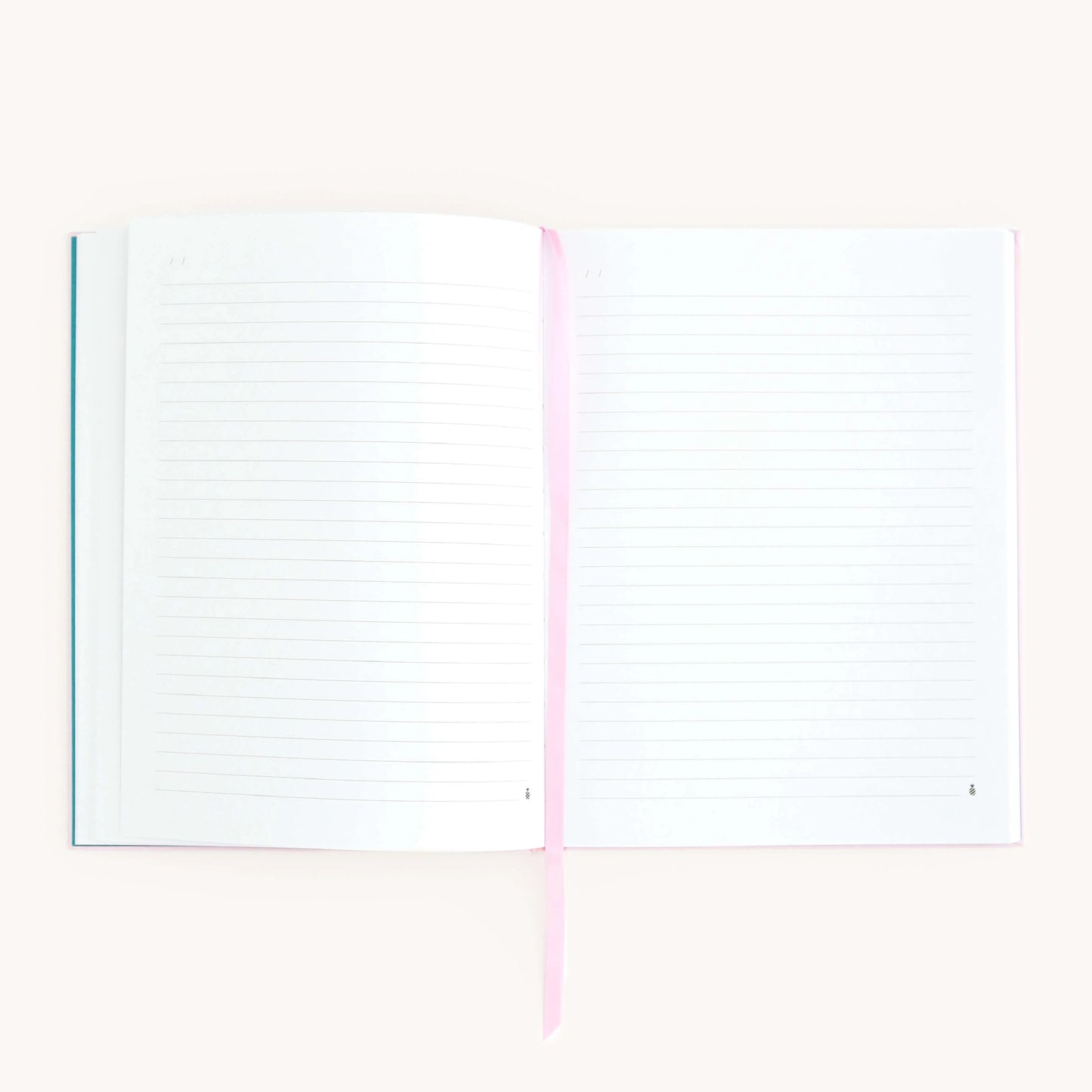 Simplified Blush Pink Linen Journal