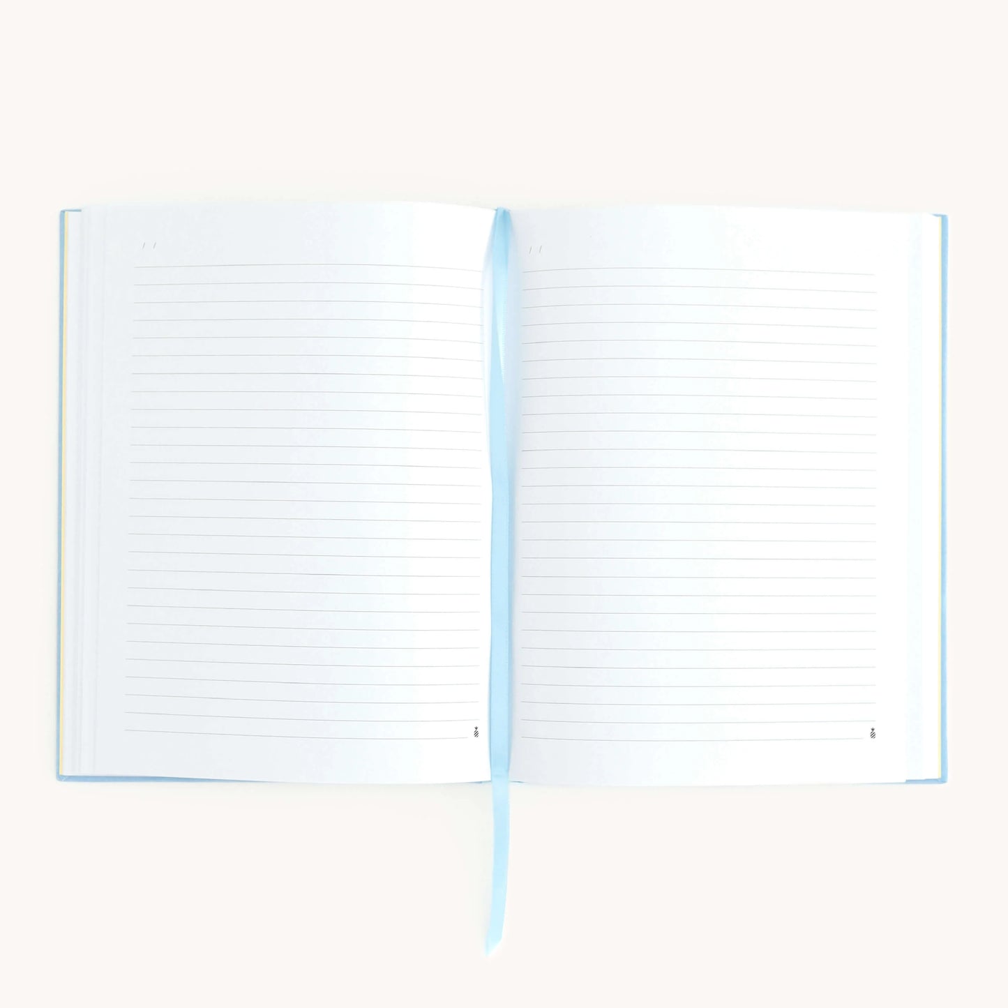 Simplified Carolina Blue Linen Journal