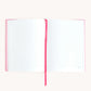 Simplified Raspberry Pink Linen Journal