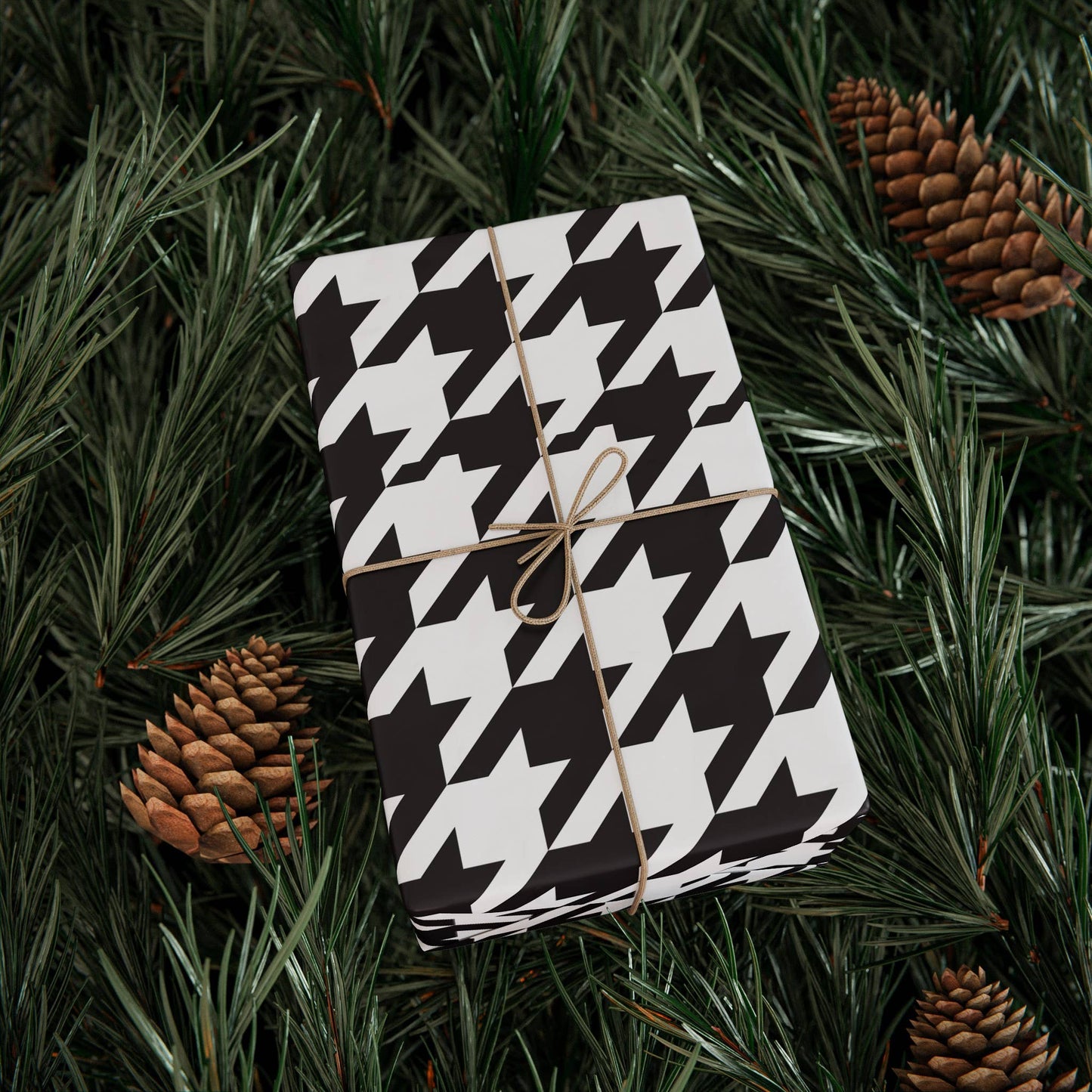 Houndstooth Wrapping Paper