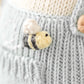Charlie the Honey Bear Hand-Knit Doll