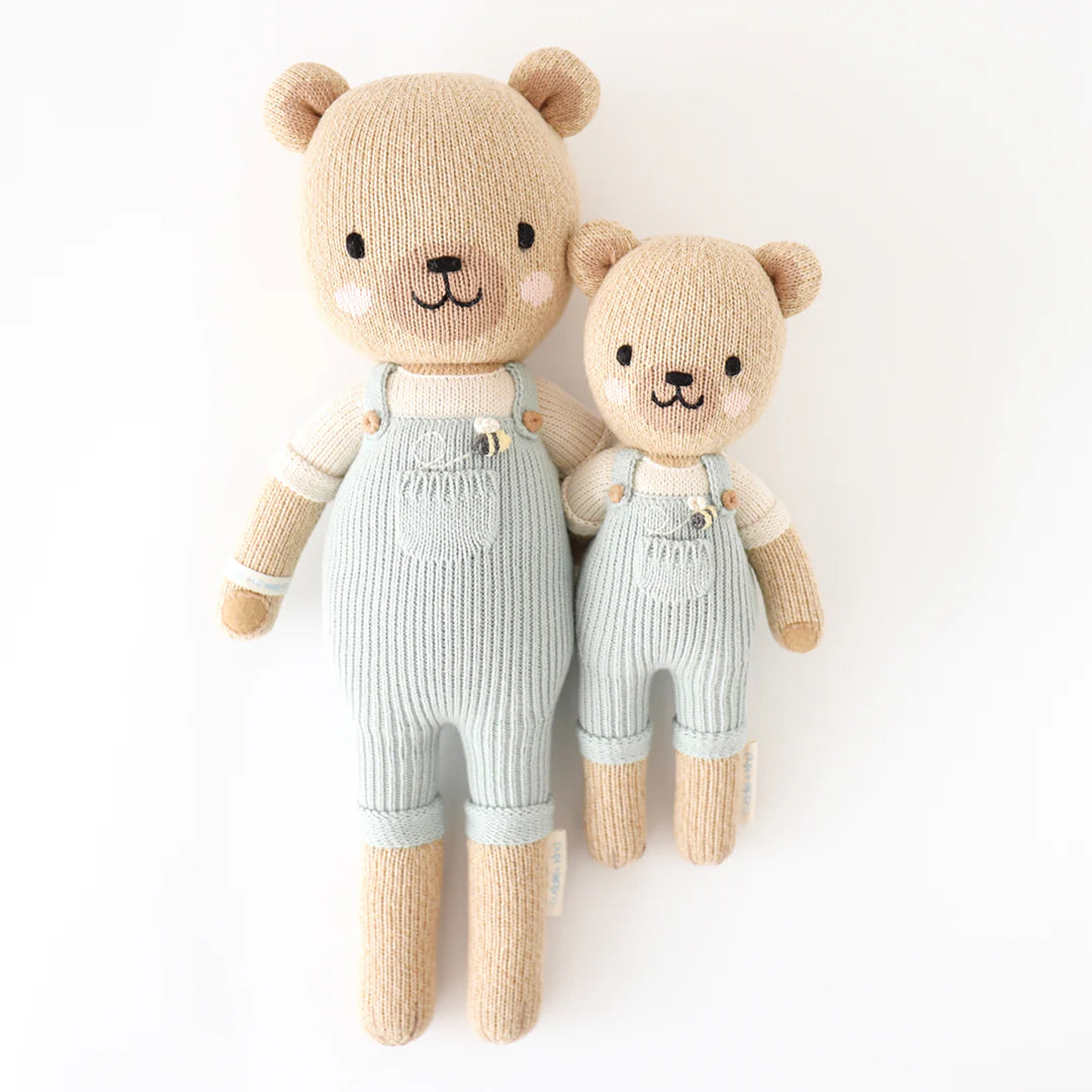 Charlie the Honey Bear Hand-Knit Doll