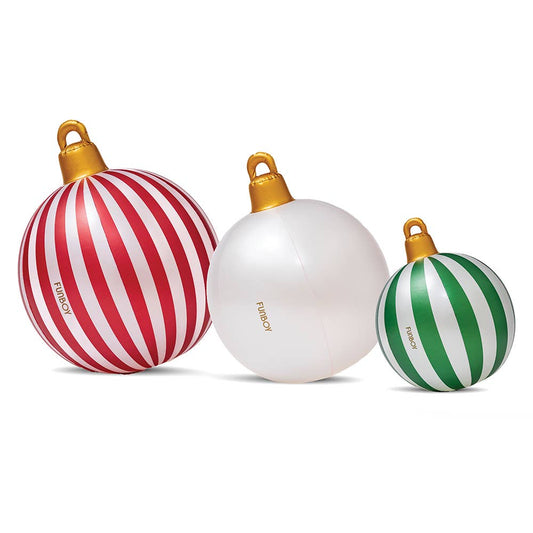 Light Up Christmas Ornament Holiday Balls (Set of 3)