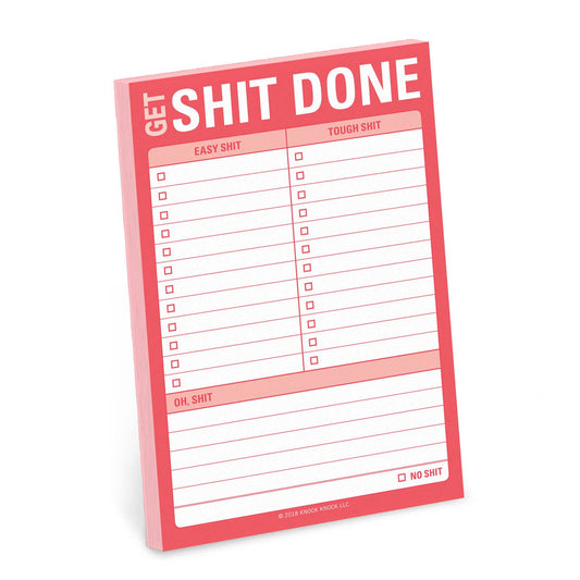 Great Big Sticky Notes: "Get Shit Done"