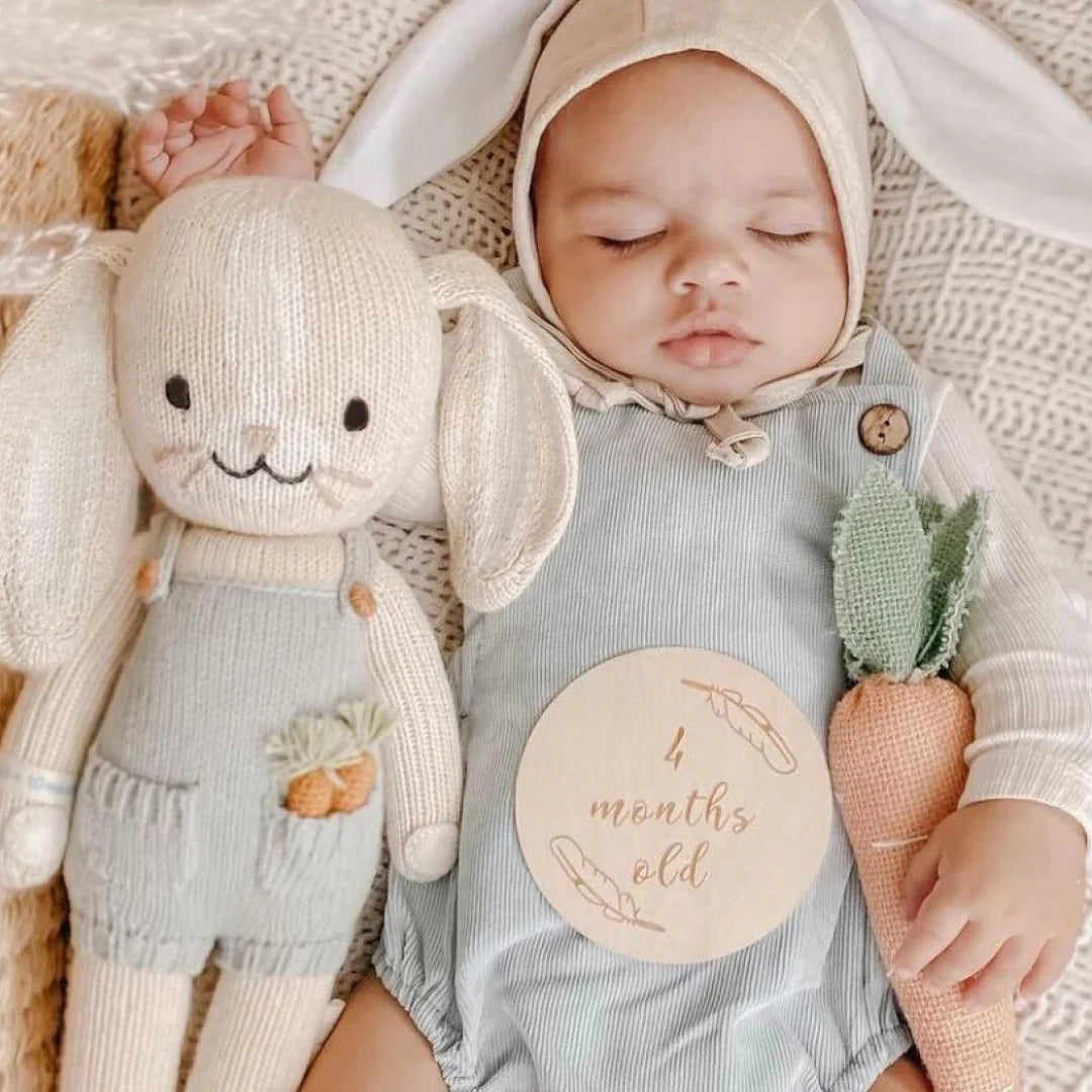 Henry the Bunny Hand-Knit Doll