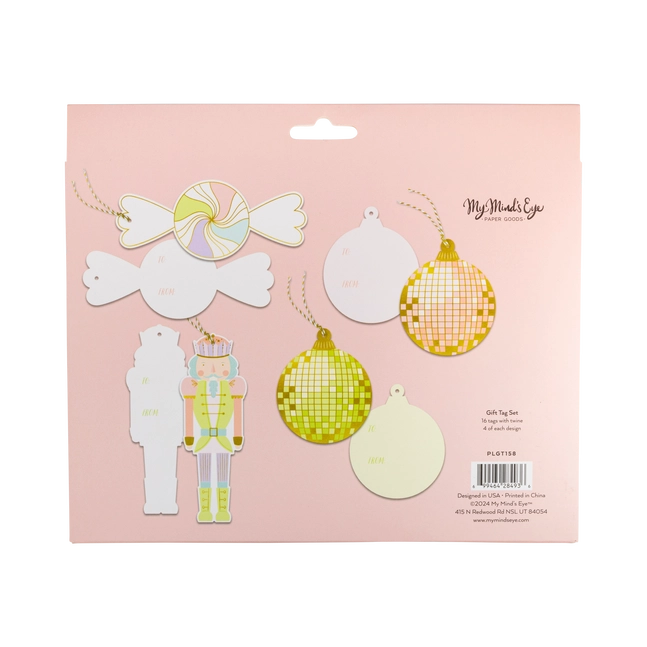 Nutcracker Disco Gift Tag Set