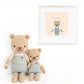Charlie the Honey Bear Hand-Knit Doll