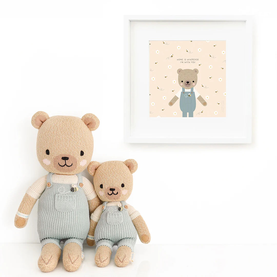 Charlie the Honey Bear Hand-Knit Doll