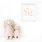 Hannah the Bunny Hand-Knit Doll (Blush)