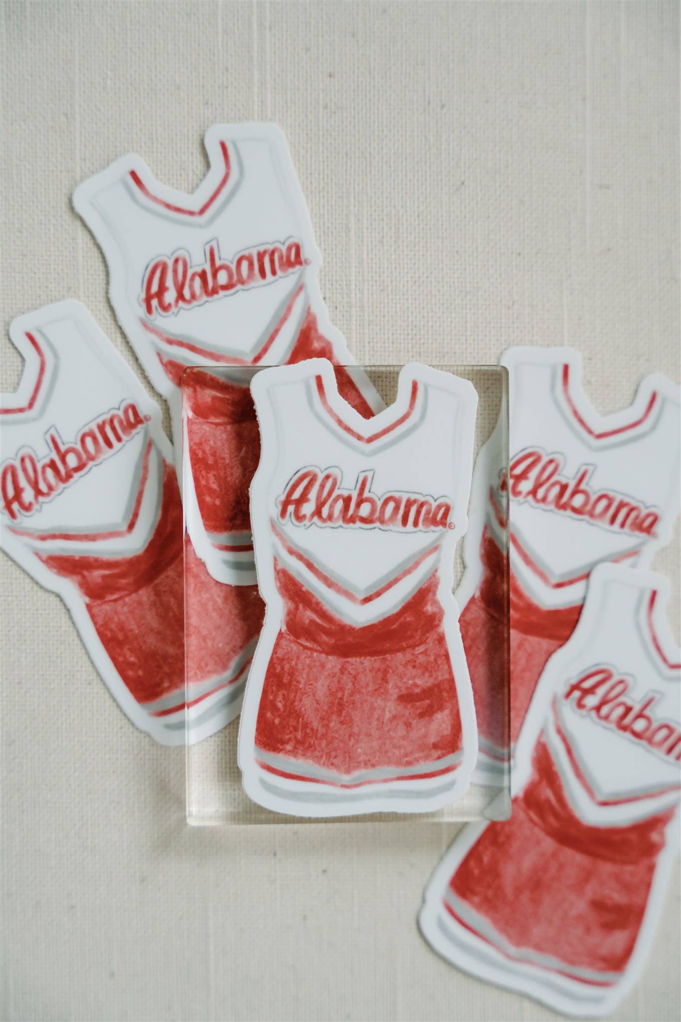 Alabama Cheerleader Uniform Sticker