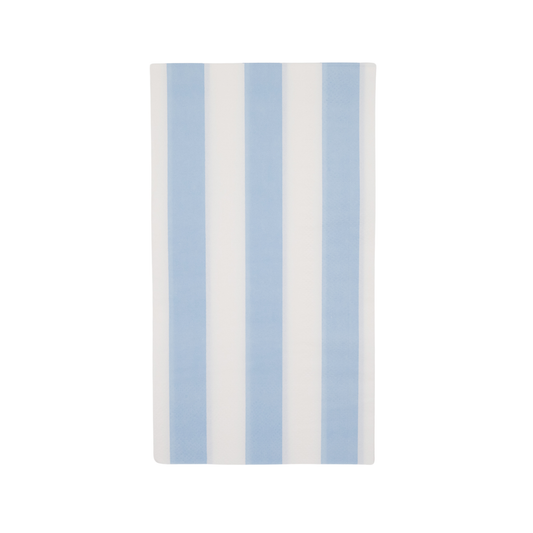 Sky Blue Cabana Stripe Guest Towels