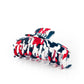 Large Red, White & Blue Hair Clip