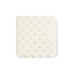 Cottage Gold Foil Polka Dot Scalloped Paper Cocktail Napkin