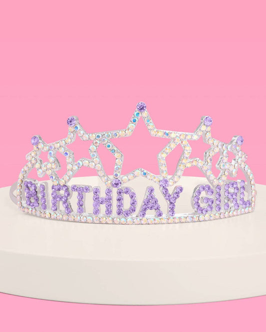 Star Rhinestone Birthday Tiara