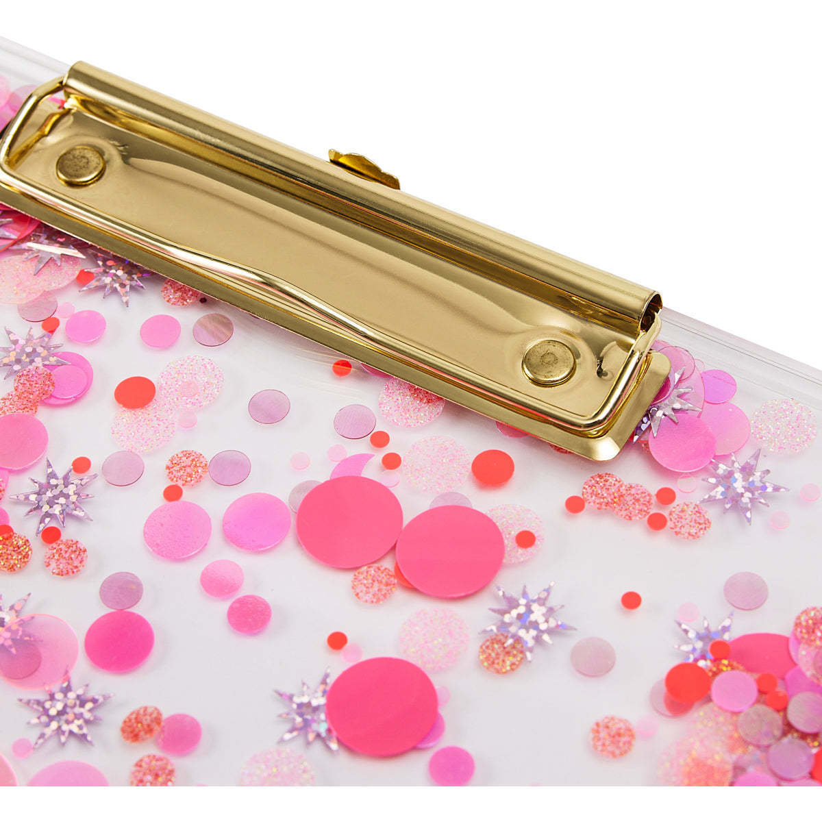 Sweet Tart Pink Confetti Clipboard