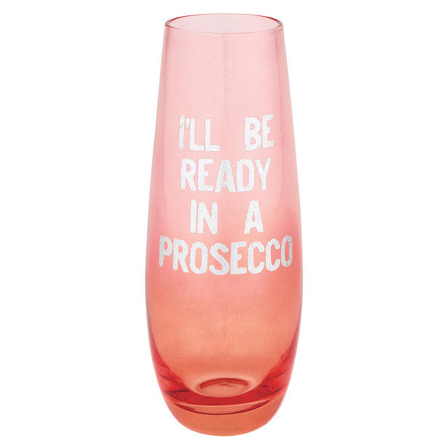 Ready in a Prosecco Champagne Flute