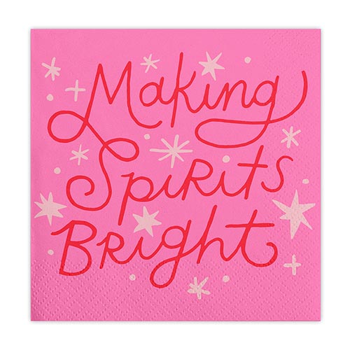 Beverage Napkins: Making Spirits Bright