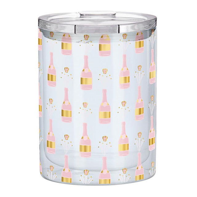 Champagne Pattern Short Double-Walled Tumbler
