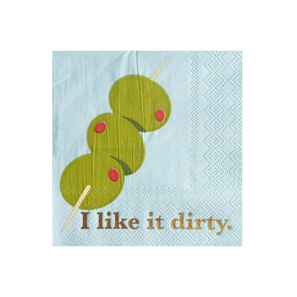 I Like it Dirty Cocktail Napkins