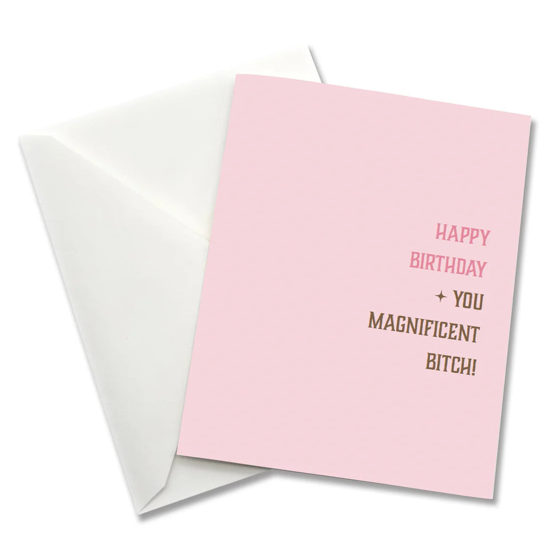"Happy Birthday, You Magnificent B*tch..." Greeting Card