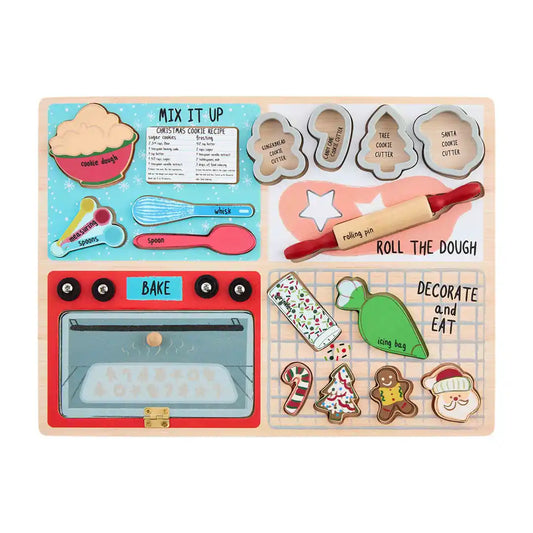 Wooden Puzzle: Santa Snack Time