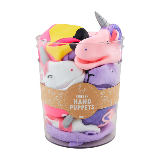 Whimsical Rubber Hand Puppets (Multiple Styles Available)