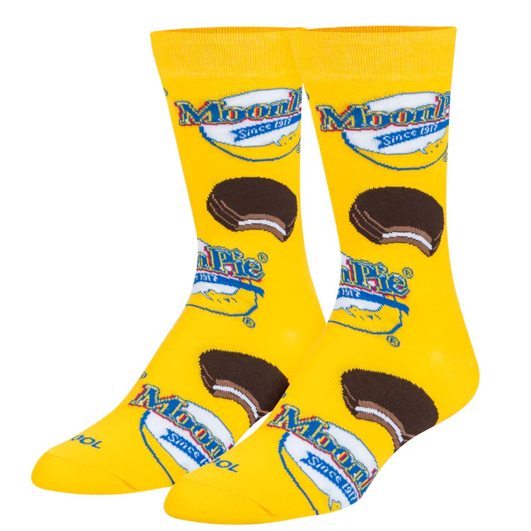 Moon Pie Mens Crew Socks