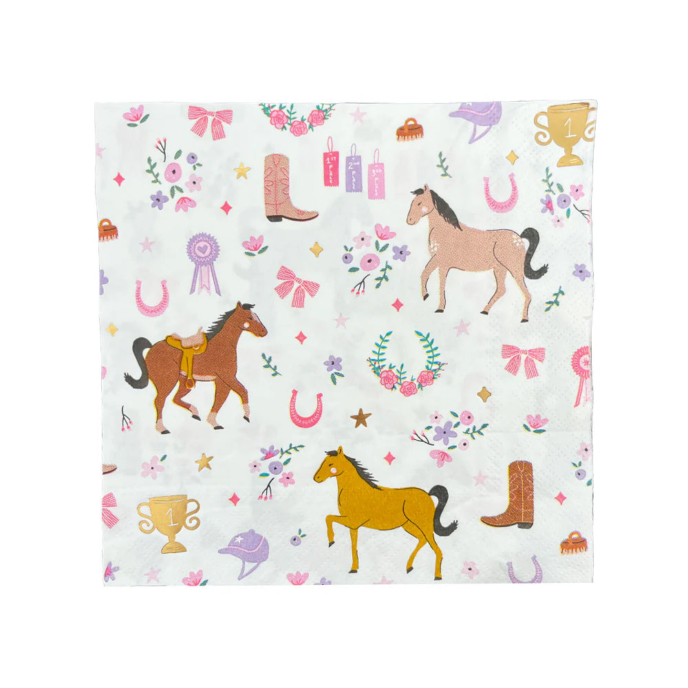 Jollity & Co. Daydream Society Pony Tales Large Napkins - Thumbnail 2