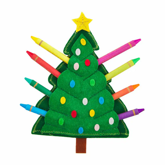 Christmas Tree Crayon Holder