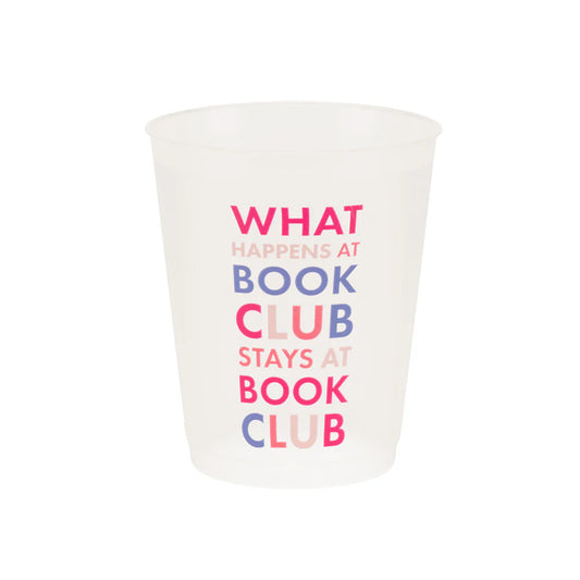 Book Club "What Happens at Book Club" Frost Flex Cups