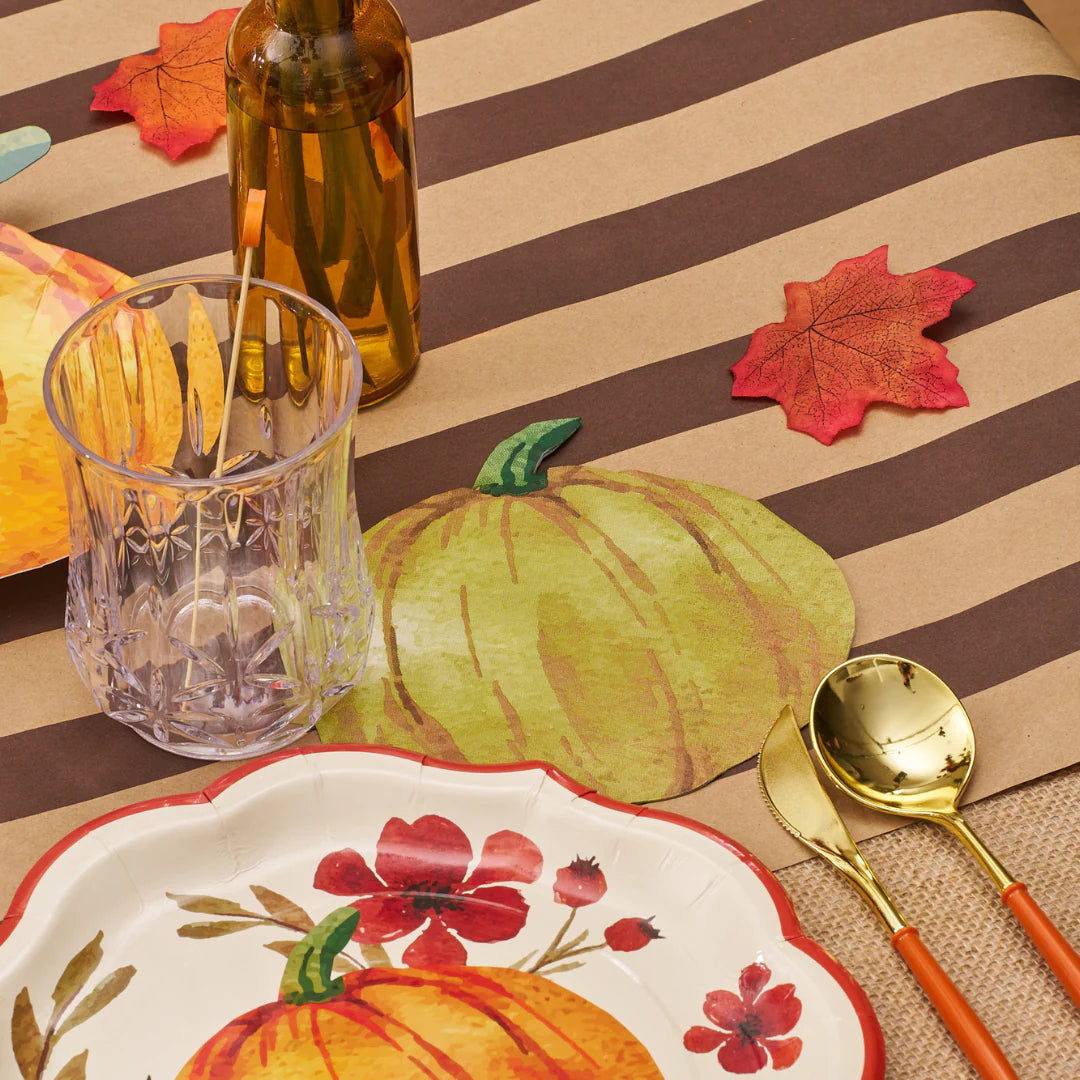 Pumpkin Die Cut Lunch Napkins