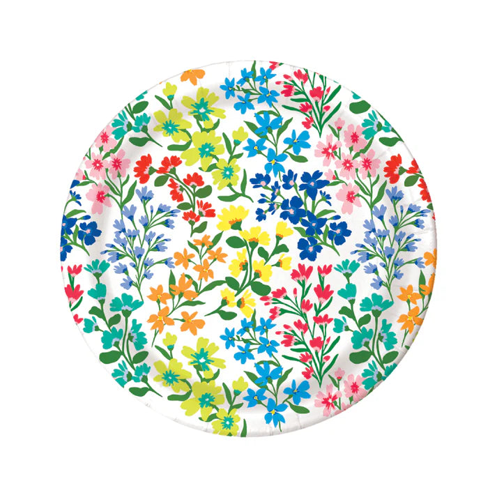 Full Bloom Paper Plates (Two Sizes Available)