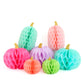 Mini Honeycomb Paper Pumpkin Set (Set of 8)
