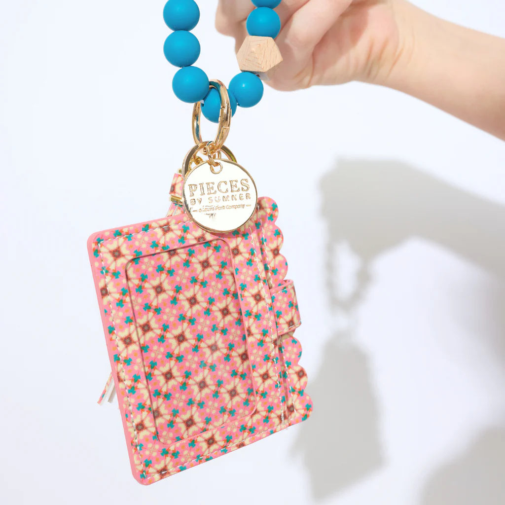 Lucky Blossom Keychain Wristlet Wallet