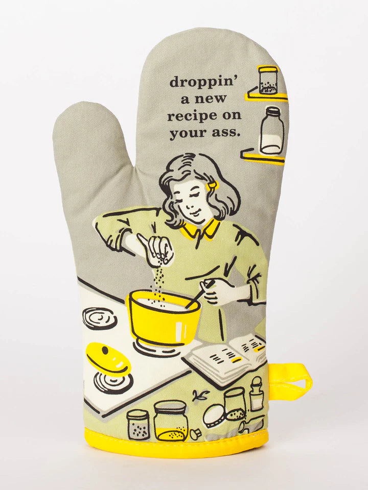 "Droppin' a New Recipe" Oven Mitt - Thumbnail 2