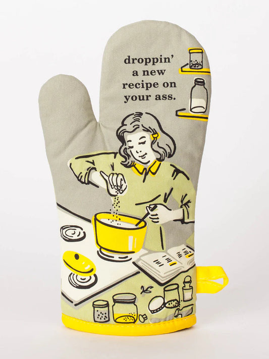 "Droppin' a New Recipe" Oven Mitt