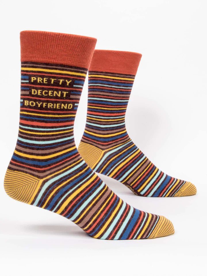 "Pretty Decent Boyfriend" Men's Socks