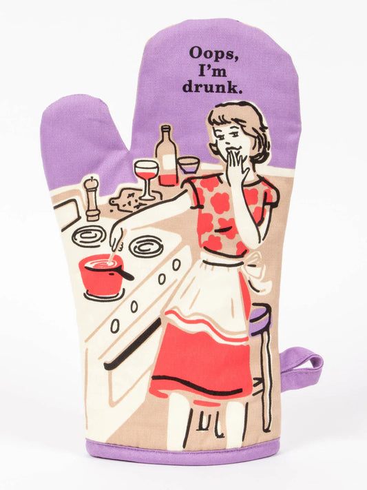 "Oops I'm Drunk" Oven Mitt