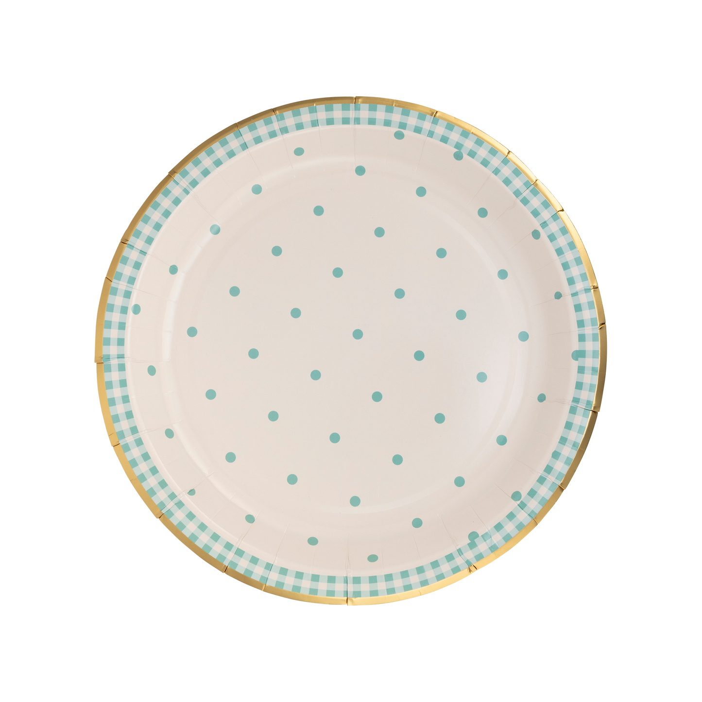 Spring Polka Dot Paper Plate Set